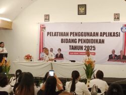 DINAS PENDIDIKAN KABUPATEN MINAHASA SELENGGARAKAN PELATIHAN PENGGUNAAN APLIKASI PENDIDIKAN.